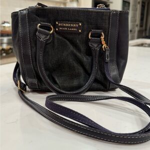 Burberry Black Label Mini Denim Crossbody.